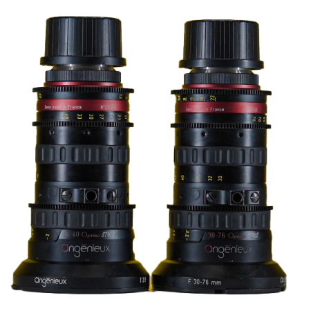 Angenieux Optimo Style Set | 16-40 T2.8 + 30-76 T2.8 + Wide Angle Adapter WA 0.75x