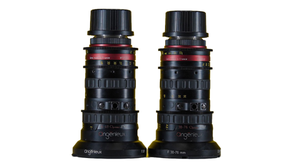 Angenieux Optimo Style Set | 16-40 T2.8 + 30-76 T2.8 + Wide Angle Adapter WA 0.75x