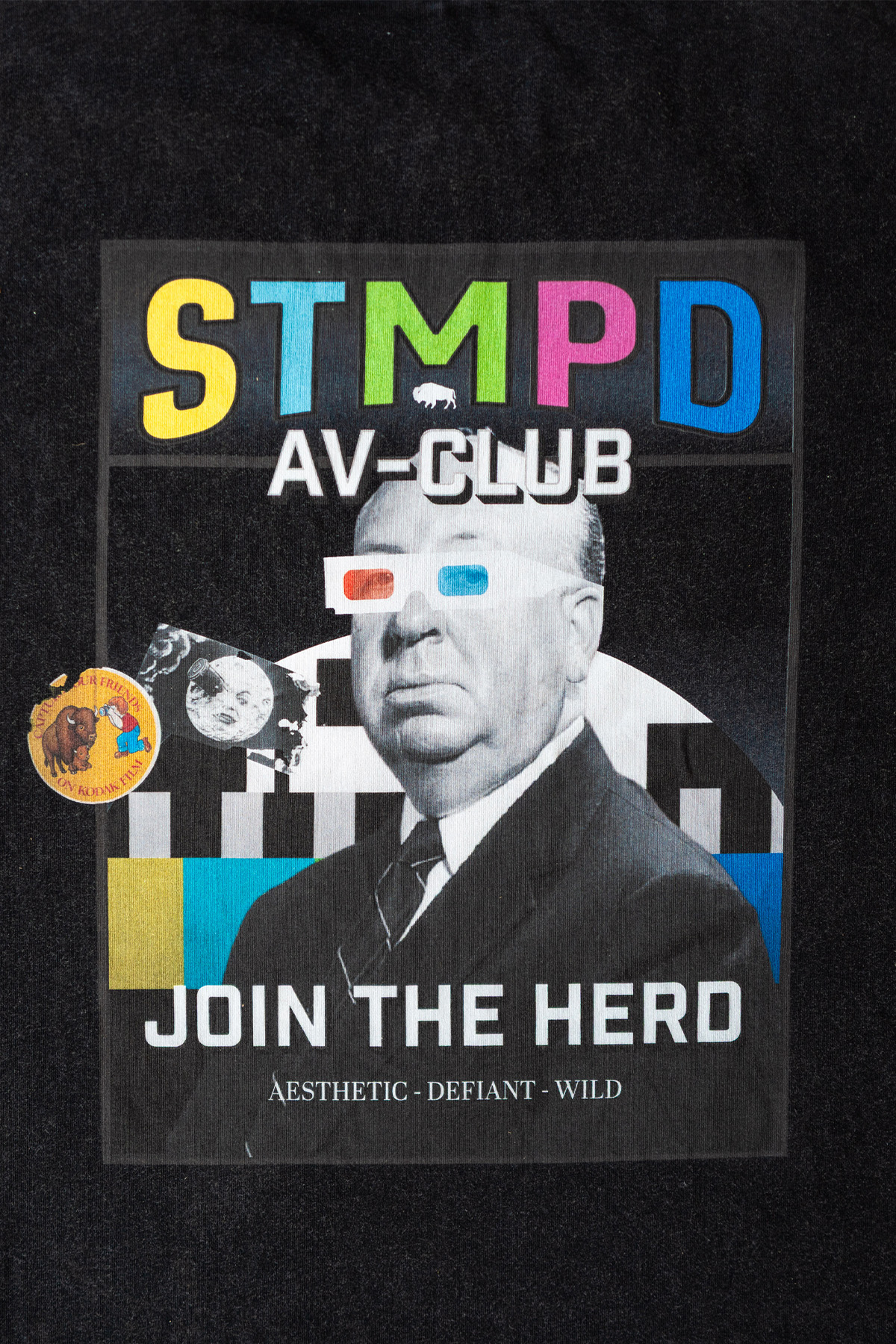 STMPD ‘AV Club’ Tee - Vintage Black - Afbeelding 6