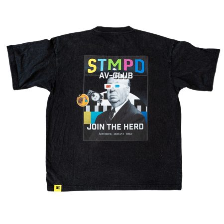 STMPD ‘AV Club’ Tee - Vintage Black